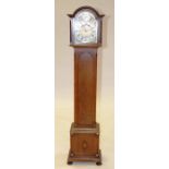 EARLY 20TH CENTURY OAK GRANDMOTHER CLOCK