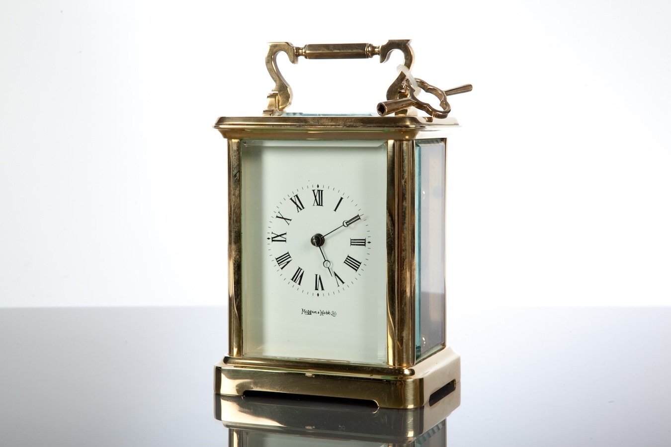 BRASS CARRIAGE TIMEPIECE