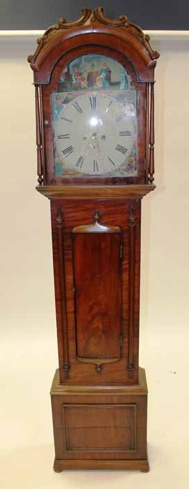 VICTORIAN MAHOGANY LONGCASE CLOCK