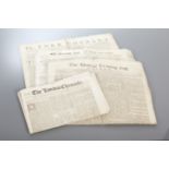 FOUR GEORGE III NEWSPAPERS