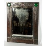 EARLY 20TH CENTURY BEATEN COPPER MIRROR