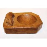 ROBERT 'MOUSEMAN' THOMPSON OAK INKWELL