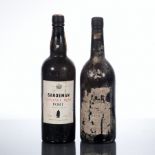 GOULD CAMPBELL 1975 VINTAGE PORT
Oporto, Portugal.
 CONDITION REPORT: Heavily weathered label in