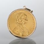 AUSTRIAN GOLD 4 DUCAT COIN DATED 1915
i