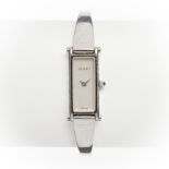 LADY'S GUCCI STEEL WATCH
the rectangula