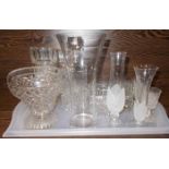 LOT OF MIXED CRYSTAL AND GLASS
