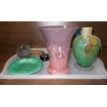 GOOD LOT OF STUDIO GLASS AND PAPERWEIGHT