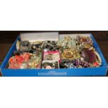 LARGE LOT OF VARIOUS COSTUME JEWELLERY