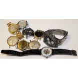 SELECTION OF GENTS WRISTWATCHES