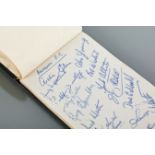 FOOTBALL INTEREST: AUTOGRAPH BOOK