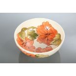 MOORCROFT 'HIBISCUS' PATTERN BOWL