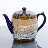 DOULTON LAMBETH HANNAH BARLOW TEAPOT AND