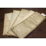 COLLECTION OF 19TH AND EARLY 20TH CENTURY WILLS AND LEGAL DOCUMENTS 
mainly from wealthy Glasgow