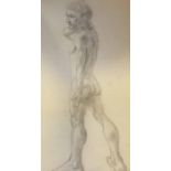 THREE EARLY 20TH CENTURY LIFE DRAWING CLASS SKETCHES 
dated 1914-15, all drawn by Fergus Jardine,