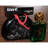 TWO DISPLAY PERFUME BOTTLES
including 'Leonard Paris Balahe' and 'Ralph Lauren Polo'