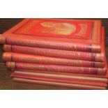 PICTURESQUE AMERICA
six volumes, with red hardback covers,