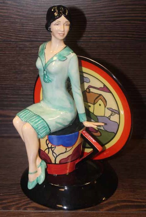 KEVIN FRANCIS LIMITED EDITION FIGURINE
of young Clarice Cliff,