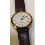 LADY'S GOLD PLATED TISSOT BOUTIQUE QUARTZ DRESS WATCH
in gold plated slim line case,