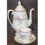 ROSLYN MOSS ROSE PART COFFEE SET
together cauldon soup bowls and plates