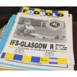 COLLECTION OF RARE AND UNUSUAL VINTAGE RANGERS GAME PROGRAMMES
including many famed games