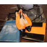 GROUP OF VARIOUS HANDBAGS AND SHOES
including a matching Bally bag and shoes, Radley bag,