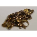 GOOD LOT OF GOLD JEWELLERY
including brooches, pendants,