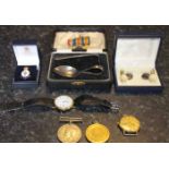 COLLECTION OF MEDALS, JEWELLERY AND WATCHES
including Rotary and Pilot men's watches,