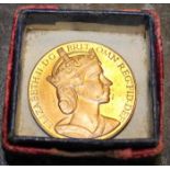 LIMITED ROLLS ROYCE ISSUED 1953 CORONATION MEDAL
in original fitted case