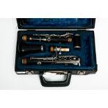 BOOSEY AND HAWKES OF LONDON EMPEROR CLARINET
with its mouthpiece and case,