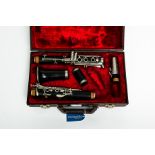 SELMER OF LONDON STERLING CLARINET
with its mouthpiece and case,