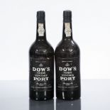 DOW'S 1966 VINTAGE PORT (2)
Bottled 1968. 75 cl, no strength stated.
2 bottles. CONDITION REPORT: