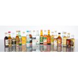 20 RUM MINIATURES
Ron Briganti, Plantations Terres Rouge, Maraska, Appleton Estate Special, Ron