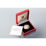 BOXED 150 DOLLARS KIRIBATI GOLD COIN DATED 1979 with capsule fitted case and certificate, 15.