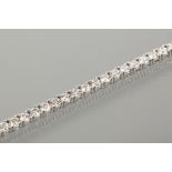 DIAMOND LINE BRACELET
set with diamonds totalling approximately 9.