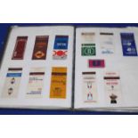 LARGE COLLECTION OF INTERNATIONAL MATCH BOOKS
all from hotels, tourist destinations,