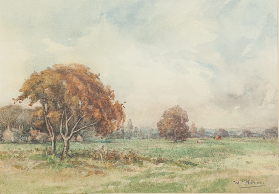 GEORGE WILLIAM MELDRUM (SCOTTISH 1865 - 1942),
RUTHERGLEN AS IT WAS THEN
set of three watercolours, - Image 4 of 6