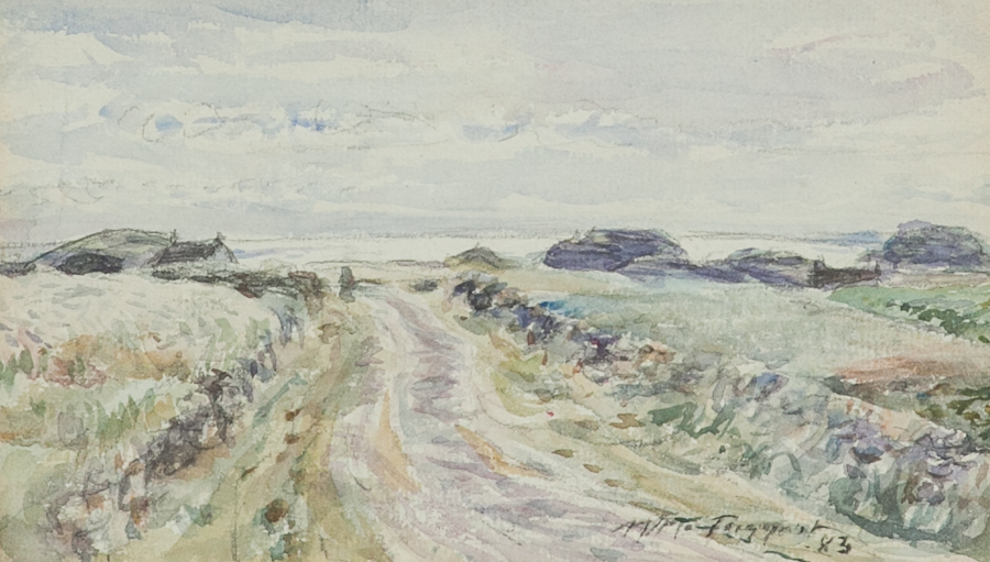 WILLIAM MACTAGGART RSA RSW (SCOTTISH 1835 - 1910),
IONA
watercolour on paper, - Image 2 of 2
