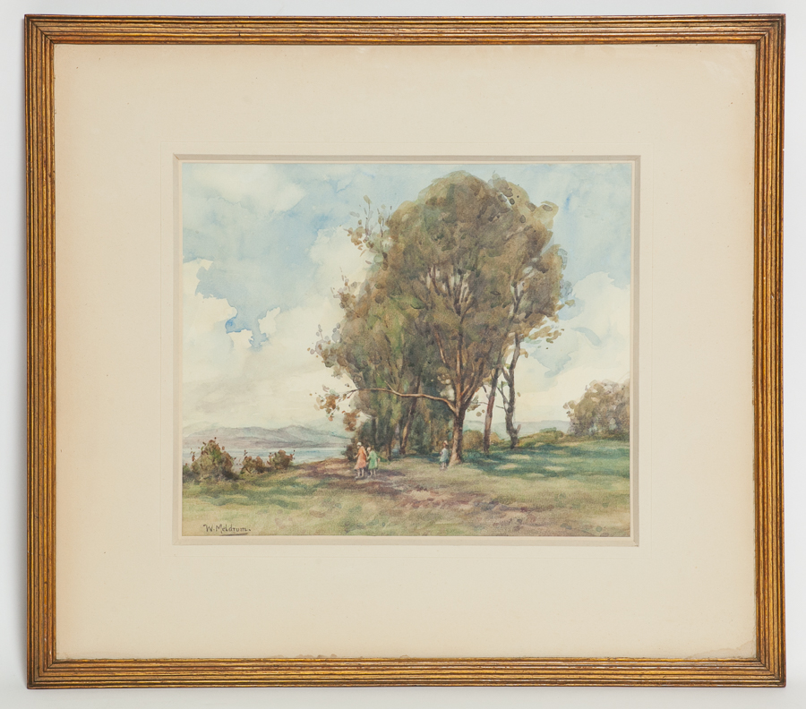 GEORGE WILLIAM MELDRUM (SCOTTISH 1865 - 1942),
RUTHERGLEN AS IT WAS THEN
set of three watercolours, - Image 5 of 6
