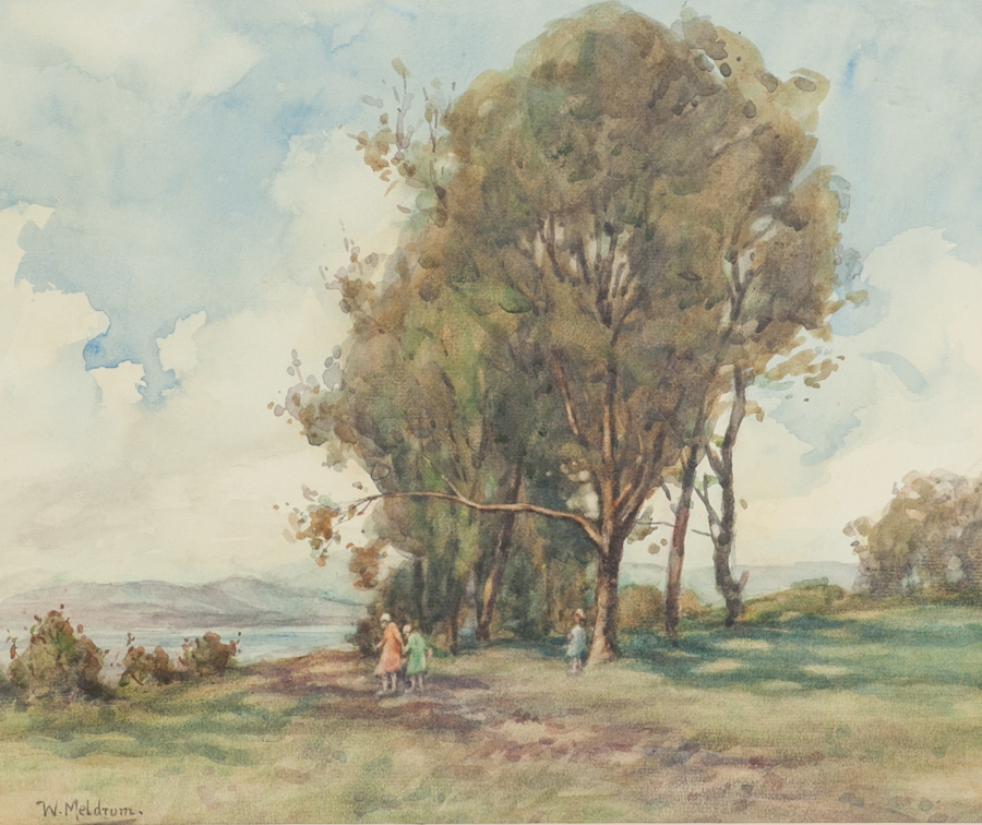 GEORGE WILLIAM MELDRUM (SCOTTISH 1865 - 1942),
RUTHERGLEN AS IT WAS THEN
set of three watercolours, - Image 6 of 6