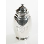 SILVER COOK'S PEPPER SHAKER
maker Goldsmiths & Silversmiths Co Ltd, London 1908,