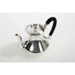 IMPORT SILVER TEAPOT
stamped 'Silver Ptd By Hrushi', approximately 566g, 14.