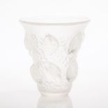 RENÉ LALIQUE ST FRANCOIS VASE
designed in 1930, opalescent glass, marked 'R.