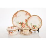 POSSIL POTTERY NAUTILUS PORCELAIN PART TEA SERVICE
comprising eight cups, twelve saucers,