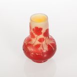 EARLY 20TH CENTURY GALLÉ ANEMONE CAMEO GLASS VASE
cicra 1900,