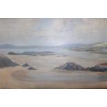 FRED T TURNBULL,
SCOTTISH BEACH SCENE
oil on canvas,