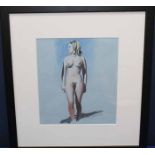 PASTEL DRAWING ON PAPER BY WENDY SHEA
1963, 19cm x 21cm, unknown nude,