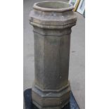 PAIR OF TERRCOTTA CHIMNEY STACKS
each approximately 90cm high