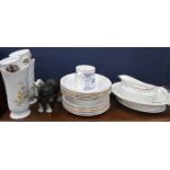 MAYFAIR DINNER WARE
together with other ceramics,