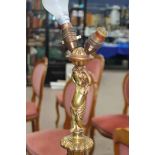 CAST BRASS FLOOR LAMP