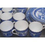 COURT CHINA BLUE AND WHITE PART DINNER SET